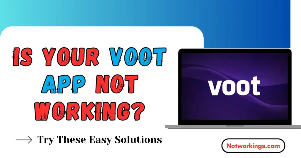 Voot not working